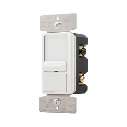 EATON SF10P-W 3-Way Linear Slide Dimmer Switch, 120/277 VAC, 6/10 A, 1 Pole, White