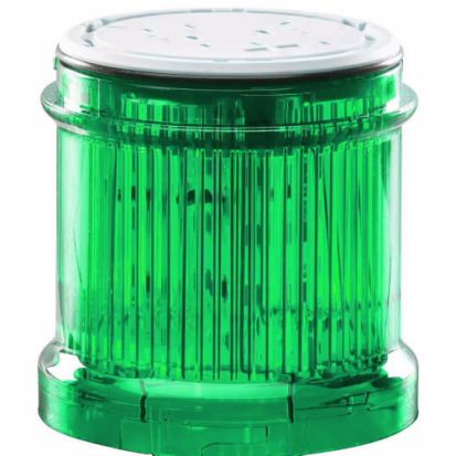 EATON Cutler-Hammer Series SL7-L24-G Continuous Stack Light Module, 24 VAC/VDC, LED Lamp, 70 mm Dia, Screw Clamp Mounting, Green, Specifications Met: UL 508 File No. E29184, cULus Listed, CSA C22.2 No. 14-10, 94-91, CSA Class File No. NKCR7, IEC/EN 60947-5-1, CE Certified