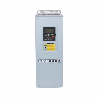 EATON SVX020A1-4A1B1 SVX9000 3-Phase Independent Adjustable Frequency Drive, 380/500/480 VAC, 31/38 A, 20 hp, 7.6 in W x 9.3 in D