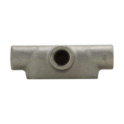 EATON Crouse-Hinds series Perma-Cote T27 Type T Conduit Bodies With Cover and Screw, 3/4 Inch Hub, 7, Steel, PVC Coated