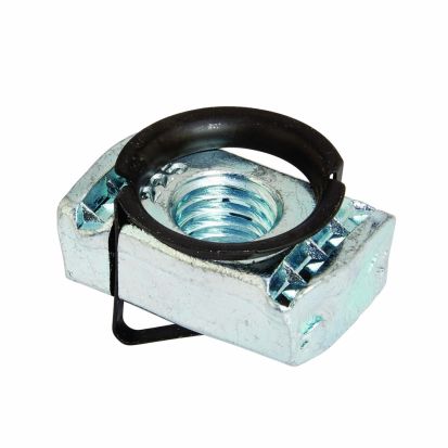 EATON B-Line Series TN224ZN 200 Twirl Nut With Spring, For Use With B22, B24, B26 And B32 Series Medium Channel, 1/4 In Thk, 1/4-20 Thread, Steel