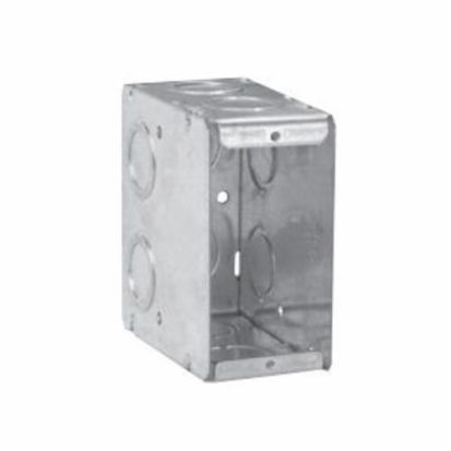 Eaton Crouse-Hinds series TP690 Masonry Box, Steel, 22 Cubic Inch, 1 Gang, 6 Knockouts