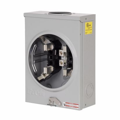 EATON Cutler-Hammer Series UHTRS101BE 1-Position Horn Bypass Triplex Ground Meter Socket, 600 VAC, 125 A, 1 Phase