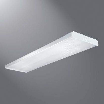 Cooper Lighting Metalux® WN-432A-UNV-EB81-U WN Series Commercial Surface Wraparound, (4) Fluorescent/T8 Lamp, 128 W Fixture, 120 To 277 VAC, Baked White Enamel Housing