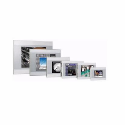 EATON Cutler-Hammer Series XV-102-H4-3STQRL-10 XV100 basic human machine interface (HMI), Second generation CE plastic housing, Galileo only unit, USB host base unit, RS-485 communication, 3.5 in TFT resistive touch (QVGA) display, Standard blank front bezel