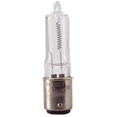 EIKO® Q250CL/DC-120V Single End Halogen Lamp, 250 W, BA15d Double Contact Bayonet Halogen Lamp, T4-1/4, 5000 Lumens