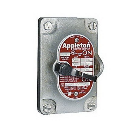 Emerson Electric Appleton® EDKF22Q Explosionproof Switch Assembly Front Cover, 4.63 in L x 3 in W x 4.69 in D, Malleable Iron