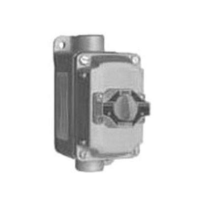 Emerson Electric Appleton® Contender™ EFDB175102 1-Gang 2-Circuit Selector Switch, NEMA 3/7B/7C/7D/9E/9F/9G NEMA Rating