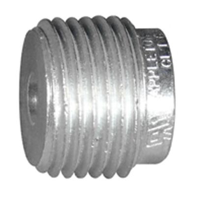 Appleton® RB75-50A Reducing Bushing, 3/4 x 1/2 in Trade, Aluminum, Natural