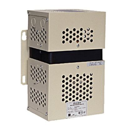 Emerson Electric SolaHD 63-28-275-8 MCR Hardwired Power Line Conditioner With Voltage Regulation, 208/240/480 VAC Input, 120/208/240 VAC Output, 1 Phase