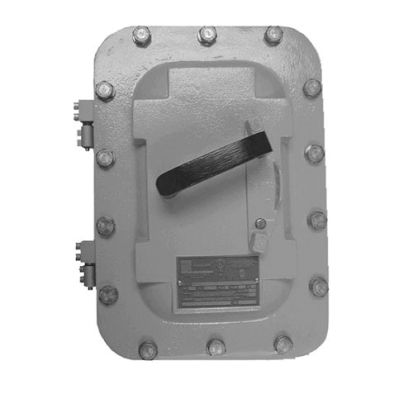 Emerson Electric Appleton® AEAB6036DS Dust-Ignitionproof Explosionproof Hinged Non Fused Disconnect Switch, 600/120 to 250 VAC/VDC, 60 A, 60 hp, 15 hp, 3 Poles