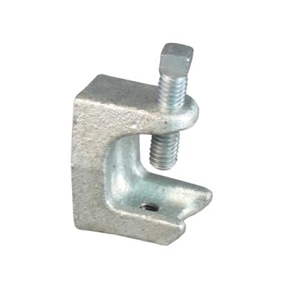 Emerson Electric Appleton® BH-502 Beam Clamp, 3/8-16 Rod, 1 in Flange, 750 lb Load, Malleable Iron, Hot Dipped Galvanized