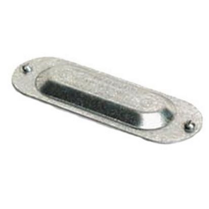 Emerson Electric O-Z/Gedney BS125S BS-S Dome Conduit Body Cover, 1-1/4 to 1-1/2 in Hub, For Use With Malleable Iron Conduit Body Opening, Steel, Natural