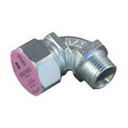 Emerson Electric Appleton® CG90-87100S Liquidtight Strain Relief Connector, 1 in Trade, 7/8 to 1 in Cable Openings, Malleable Iron