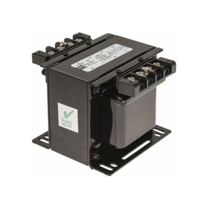 Emerson Electric SolaHD E050 SBE Encapsulated Control Transformer, 120 VAC Secondary, 0.05 kVA Power Rating, 50/60 Hz, 1 Phase