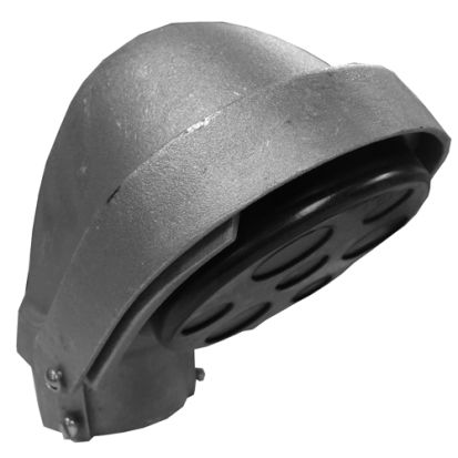 Appozgcomm NEER™ ECS-107 Service Entrance Cap, 3 in, (7) (4) 1-3/8 in, (3) 1-3/4 in Hole, For Use With Unthreaded Rigid Conduit or IMC Service Masts, Aluminum