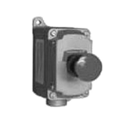 Appleton® EFDB150UM1 EFDB 1-Gang 1-Circuit Dead End Pushbutton Switch Station, 600 VAC, 10 A, 1NO-1NC Contact, NEMA 3 NEMA Rating