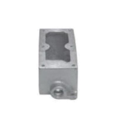 Appleton® EFDL75-Q 1-Gang Dead End Control Station Mounting Body, For Use With EFD/EFDB and EDS Factory Sealed Control Stations, NEMA 7CD/9EFG NEMA Rating, Malleable Iron