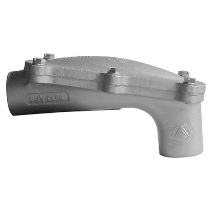 Appleton® UNILETS® ELBD100 Dust-Ignitionproof Explosionproof Pulling Raintight Conduit Elbow, 1 in Trade, 90 deg, Malleable Iron, Triple Coated