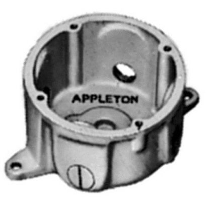 Appleton® UNILETS™ JBDX-75L Conduit Outlet Box With Mounting Lugs, 3/4 in Hub, Malleable Iron, Triple Coated