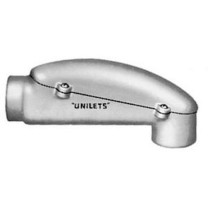 Appleton® UNILETS™ LBD200-M Type LBD Pulling Fitting With Cover and Gasket, 2 in Hub, 81 cu-in, Malleable Iron, Triple Coated