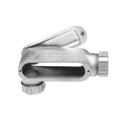Appleton® UNILETS™ LRL75-M Type LRL Conduit Outlet Body, 3/4 in Hub, Form 35 Form, 8.8 cu-in Capacity, Malleable Iron, Triple Coated