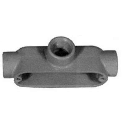 Appleton® UNILETS™ T125A Type T Conduit Outlet Body, 1-1/4 in Hub, Form 85 Form, 34.8 cu-in Capacity, Pressure Cast Aluminum, Epoxy Powder Coated