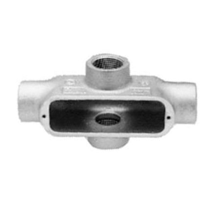 Appleton® UNILETS™ X100-M Type X Conduit Outlet Body, 1 in Hub, Form 35, 15 cu-in, Malleable Iron, Triple Coated