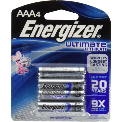 ENERGIZER L92 ULTIMATE LITHIUM AAA BATTERY - BULK PK OF 24/CS