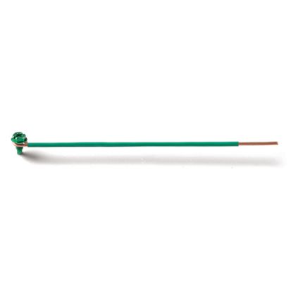 Engineered Products EPCO 20009 Ground Bonding Pigtail, 12 AWG Insulated/Solid Wire, 6-1/2 in L, Captive GSH Ground Screw Terminal