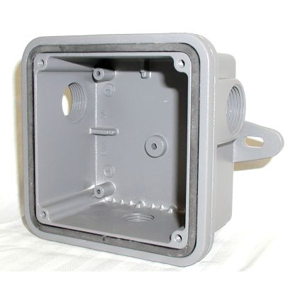 Federal Signal WB Weatherproof Back Box With Mounting Lugs, For Use With Vibratone® Horns, Cast Aluminum