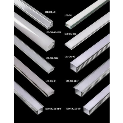 GMLighting LED-CHL-45-MC 2 MOUNTING CLIPS WITH SCREWS FOR THE 45 DEGREE ANGLE CHANNEL