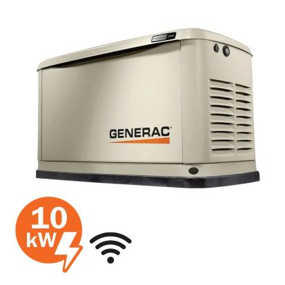 Generac 7171 Guardian Home Backup Generator, 240 V, 41.7/37.5 A, 60 Hz, 10 kW Power Rating