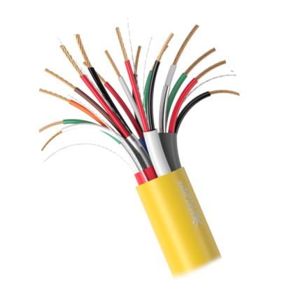Cable-Plus 4360PL-10RB 18/2 Shielded Plenum Cable