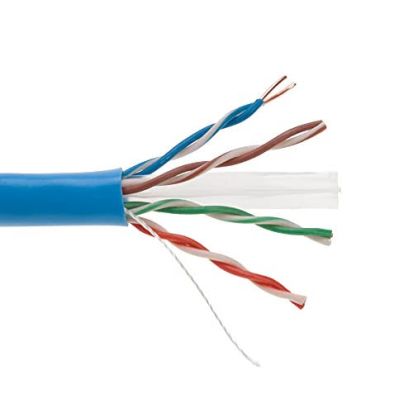 General Cable GenSPEED® 6000 Enhanced 7133900 Pull-Pac® II Type CMR Cat 6 Riser Cable, 23 AWG Annealed Bare Solid Copper Conductor, 1000 ft L
