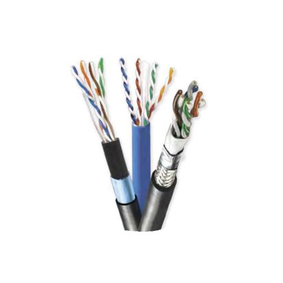 General Cable Carol® GCR1405.21.01 Cat 5e Twisted Shielded Industrial Ethernet Cable, 600 VAC, (4 Pairs) 24 AWG Solid Copper Conductor, 1000 ft Spool L