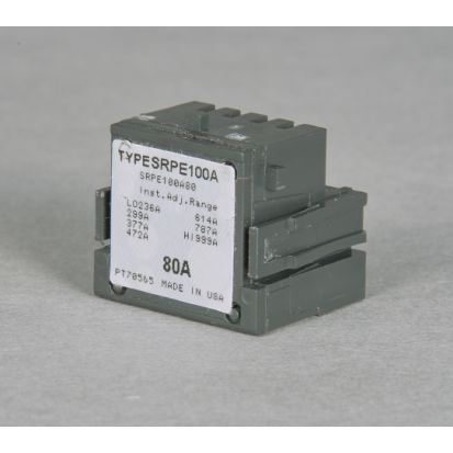 GE Power Break® II Spectra RMS™ SRPE60A40 Rating Plug, 60 A, 40 A Plug Current, SE150 Breaker Frame