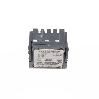 GE Spectra™ RMS SRPG600A400 3-Pole Rating Plug, 600 A, 400 A Plug Current, SG-600 Frame