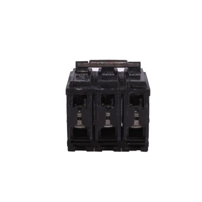 GE Q-Line® THQB32020 Miniature Circuit Breaker, 120/240 VAC, 20 A, 10 kA Interrupt, 3 Poles, LI/Non-Interchangeable Thermal Magnetic Trip