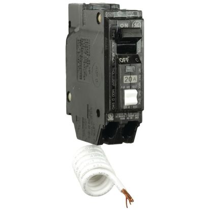 GE Q-Line® THQL1120AF2 Type THQL Arc Fault Circuit Breaker, 120/240 VAC, 20 A, 10 kA Interrupt, 1 Poles, LI/Non-Interchangeable Thermal Magnetic Trip