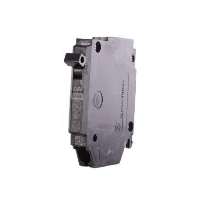 GE Q-Line® THQP120 Type THQP Compact Molded Case Circuit Breaker, 240 VAC, 20 A, 10 kA Interrupt, 1 Poles, LI/Non-Interchangeable Thermal Magnetic Trip