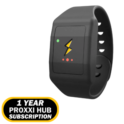 Proxxi by Grace Technologies W-PRX-WB6-1Y Voltage Detection Band with 1 Year Proxxi Hub Subscription