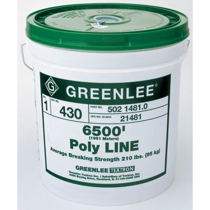 Greenlee 430 1-Ply Spiral Wrap Tracer Twine Poly Line