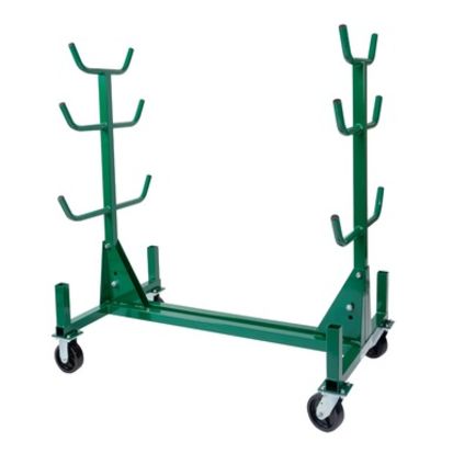 Greenlee® 668 Pipe and Conduit Rack, 63-1/2 in H x 34 in W x 58-1/2 in D, 1000 lb, Steel