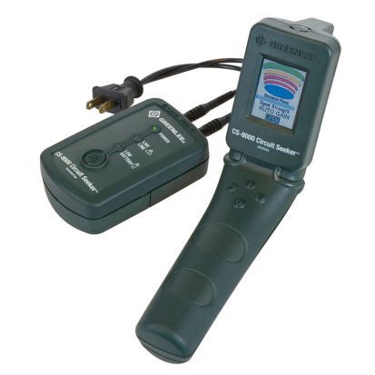 Greenlee® Circuit Seeker™ CS-8000 Circuit Tracer, 6.5 km Measuring, 1.5 VDC AA Battery, LCD Display