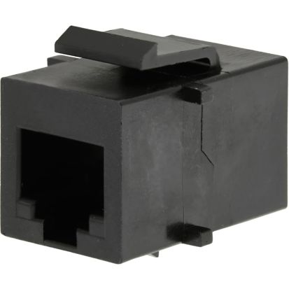 Gruber 80-302800-0000K RJ12-RJ12 Jack Straight F-Thru Black