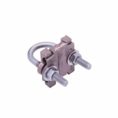 Harger® 305 U-Bolt Ground Rod Clamp, 1 in Rod, 6 AWG to 500 kcmil Conductor