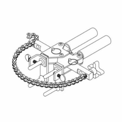 Harger® CSH1 Chain Support Handle Clamp, For Use With MH1 and MH2 Clamp, Graphite Coated