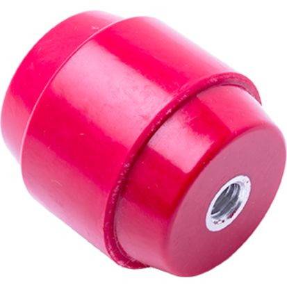 Harger® R4150A4 Round Standoff Insulator, 2000 VAC, Polyester, Red