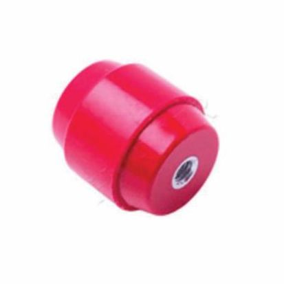 Harger® R4150S3 Round Standoff Insulator, 1500 VAC, Polyester, Red